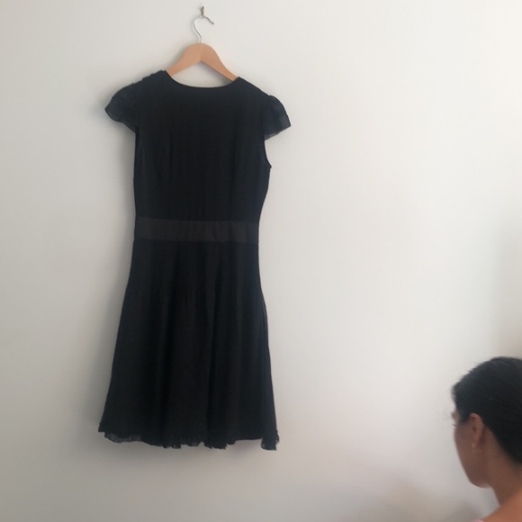 Emporio Armani black ruffled dress, size S - Picture 5 of 5